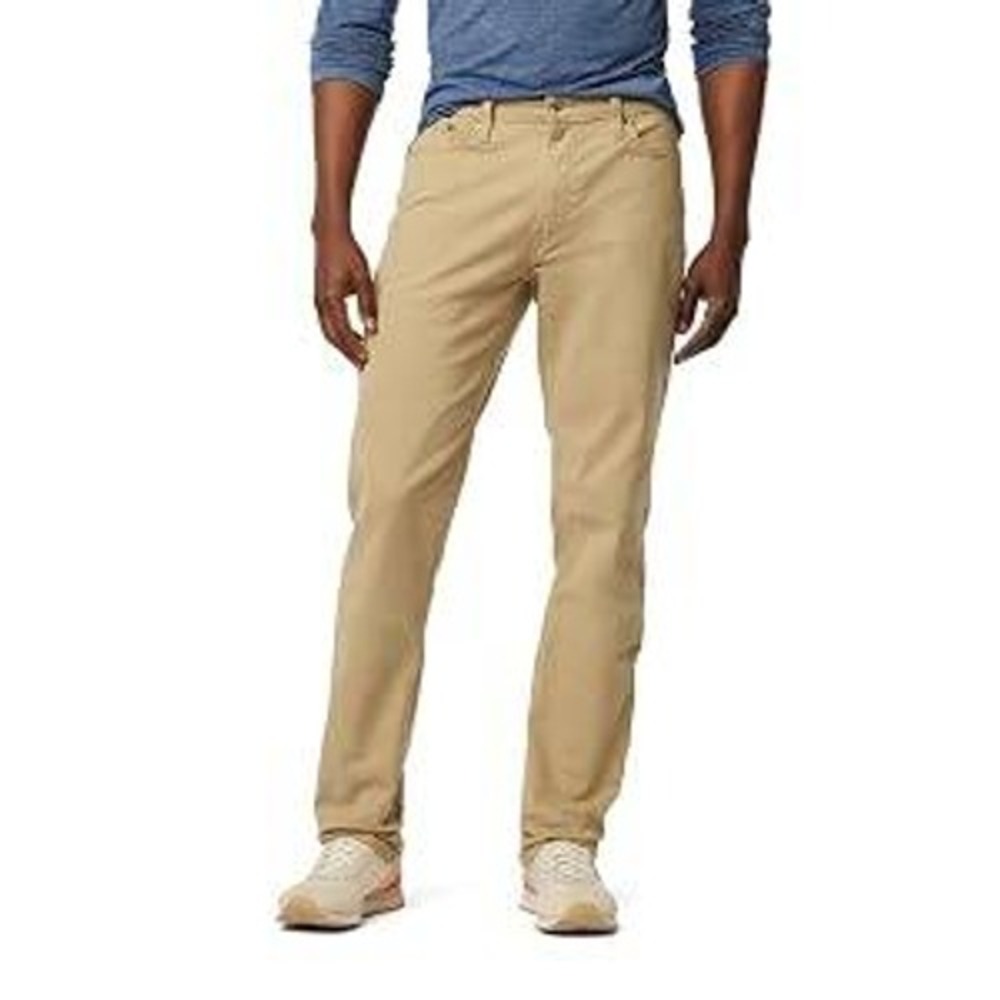 Levi Strauss Signature Gold Athletic 32X34 Men's Tapered Flex Chino Pants Tan